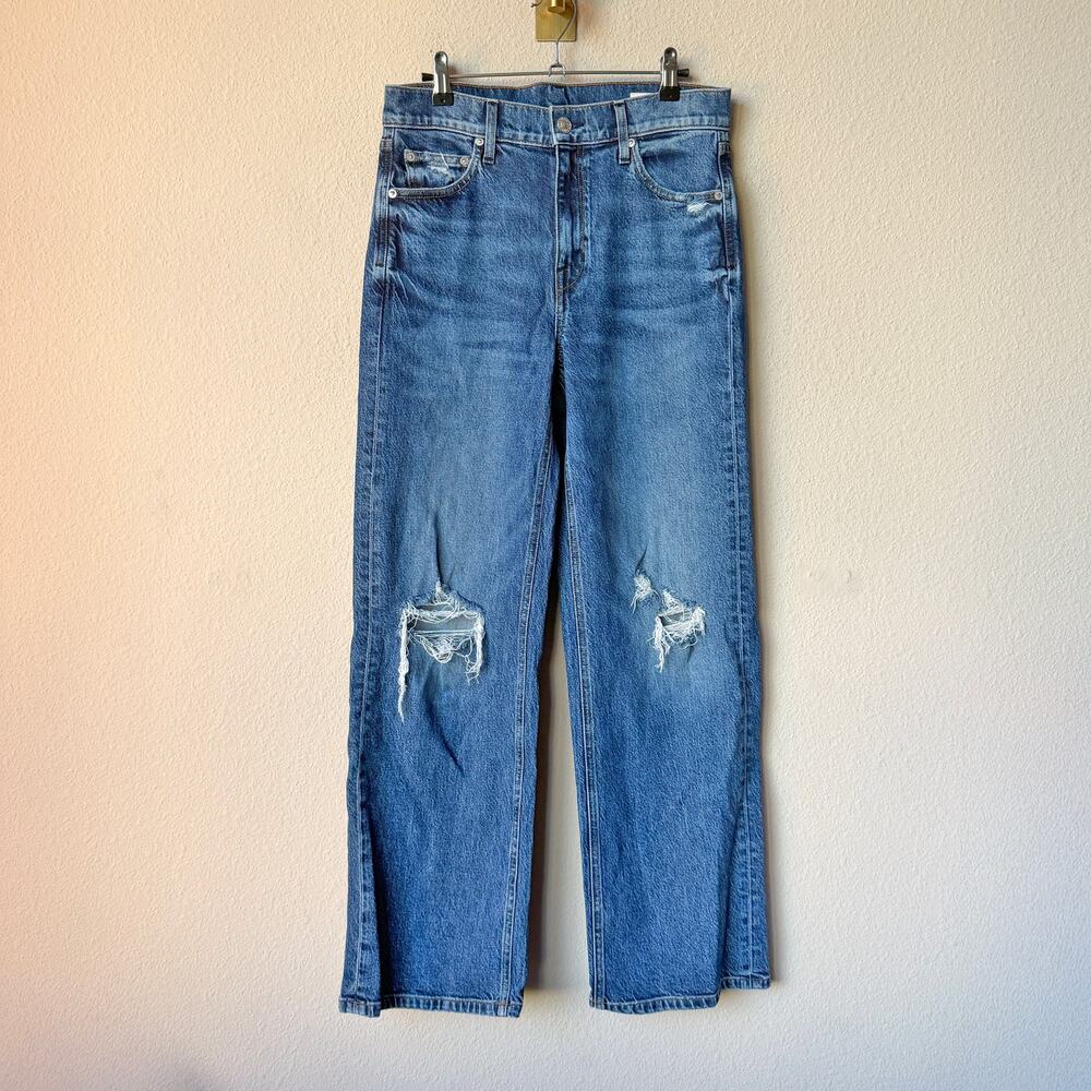 AYR The Secret Sauce Distressed Straight Leg Jeans Size 28 S - Picture 2 of 6